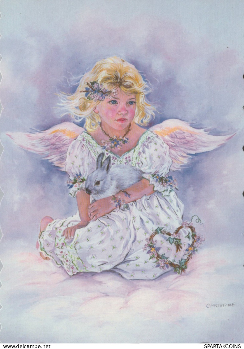 ANGELO Buon Anno Natale Vintage Cartolina CPSM #PAJ169.IT - Angels