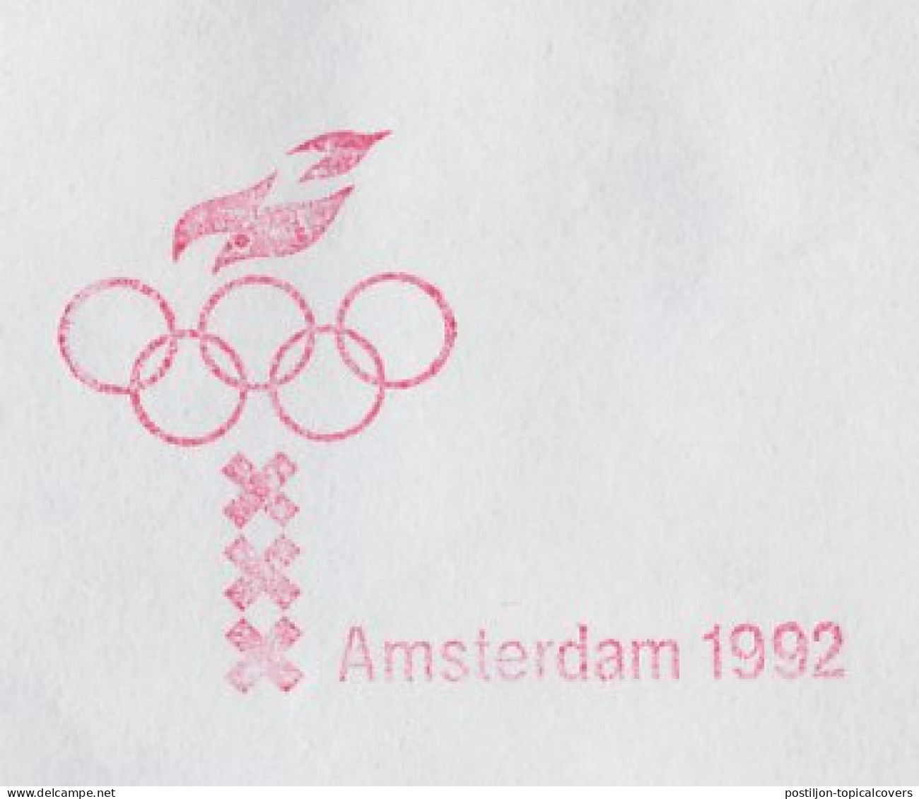 Meter Cover Netherlands 1986 Foundation Olympic Games Amsterdam 1992 - Candidacy - Other & Unclassified