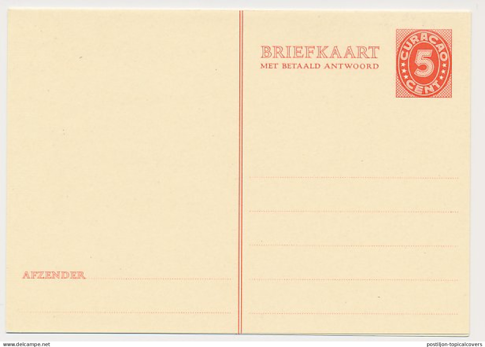 Curacao Briefkaart G. 38 - Curaçao, Antilles Neérlandaises, Aruba