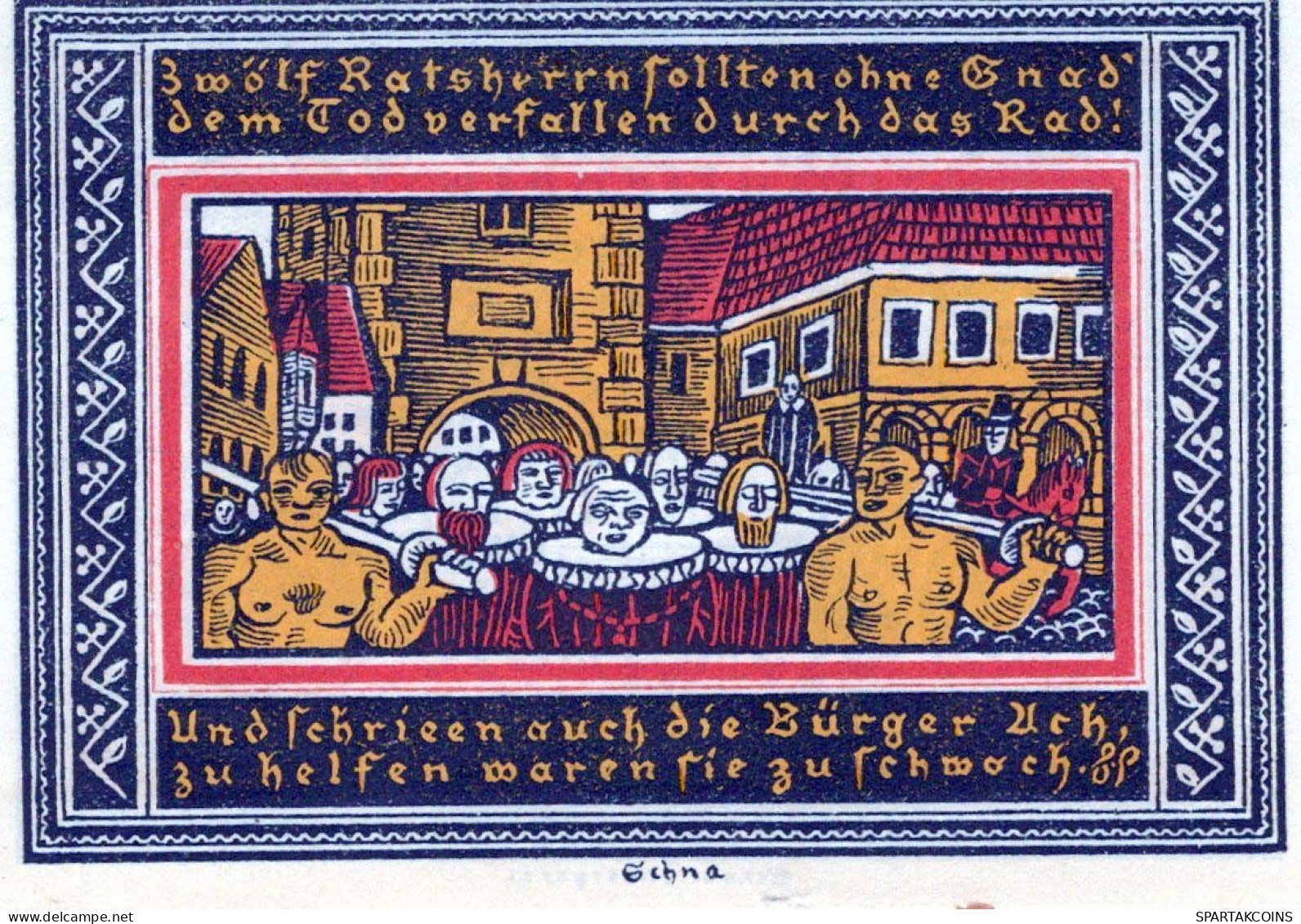 50 PFENNIG 1921 Stadt ETTLINGEN Baden UNC DEUTSCHLAND Notgeld Banknote #PB366 - [11] Local Banknote Issues