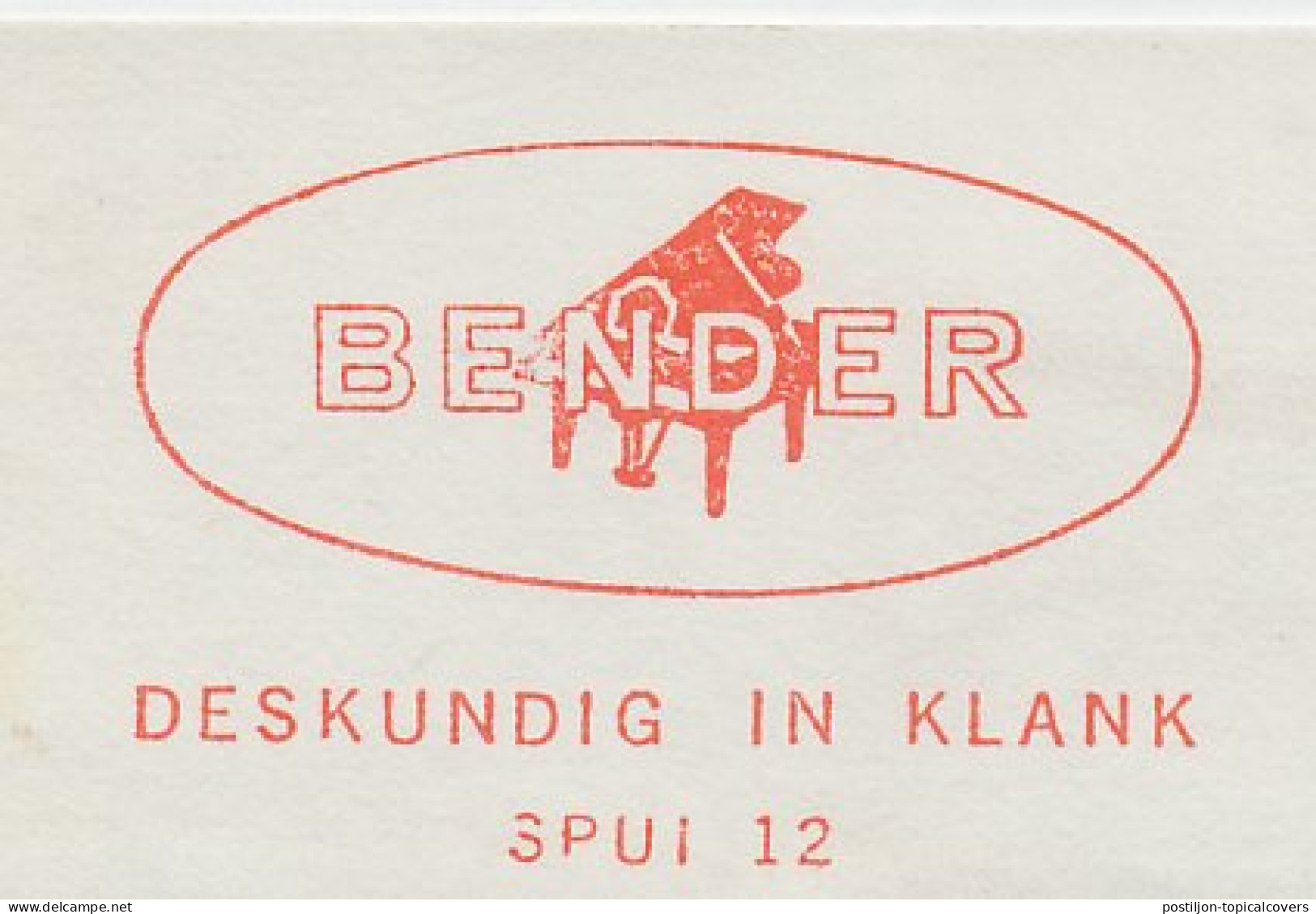 Meter Cut Netherlands 1977 Piano - Bender - Musik