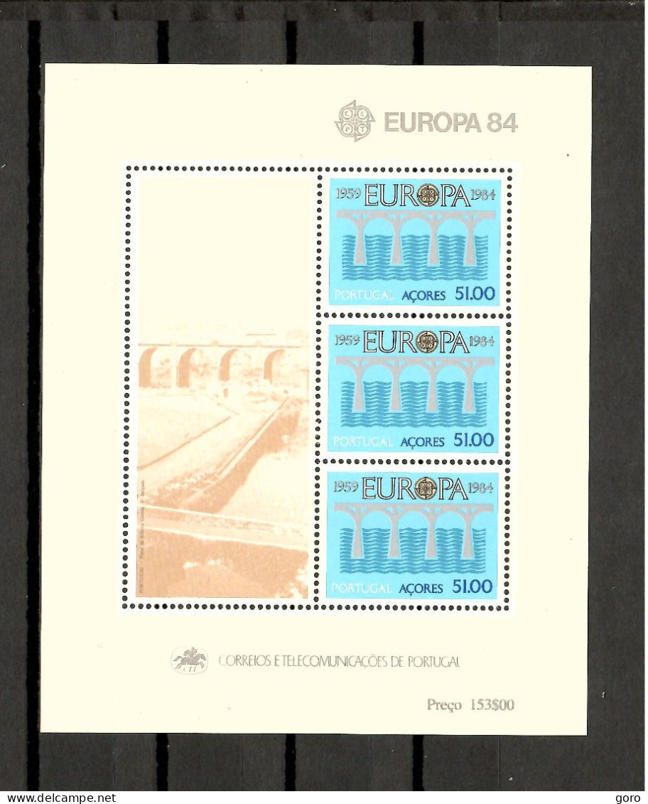 Açores  1984  .-   Y&T  Nº   5   Block   **   ( B ) - Azores