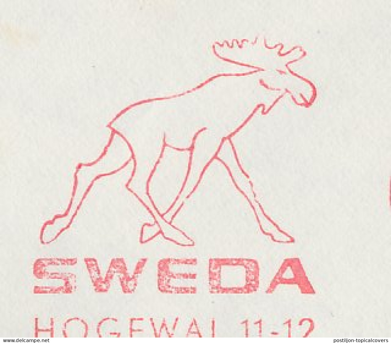 Meter Cover Netherlands 1967 Moose - The Hague - Other & Unclassified