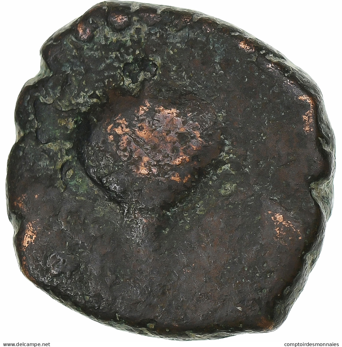 Inde Française , Louis XV, Doudou, N.d. (1715-1774), Pondichéry, Bronze, TB+ - Other & Unclassified