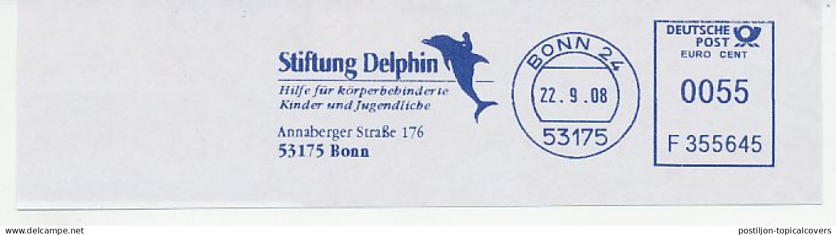 Meter Cut Germany 2008 Dolphin - Andere & Zonder Classificatie