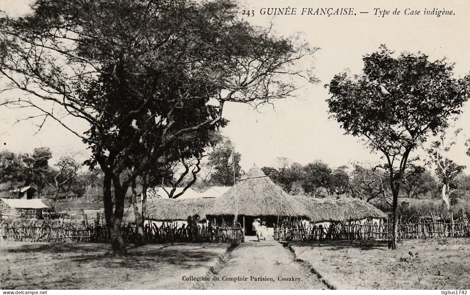 Guinée Française Type De Case Indigène - Guinée Française