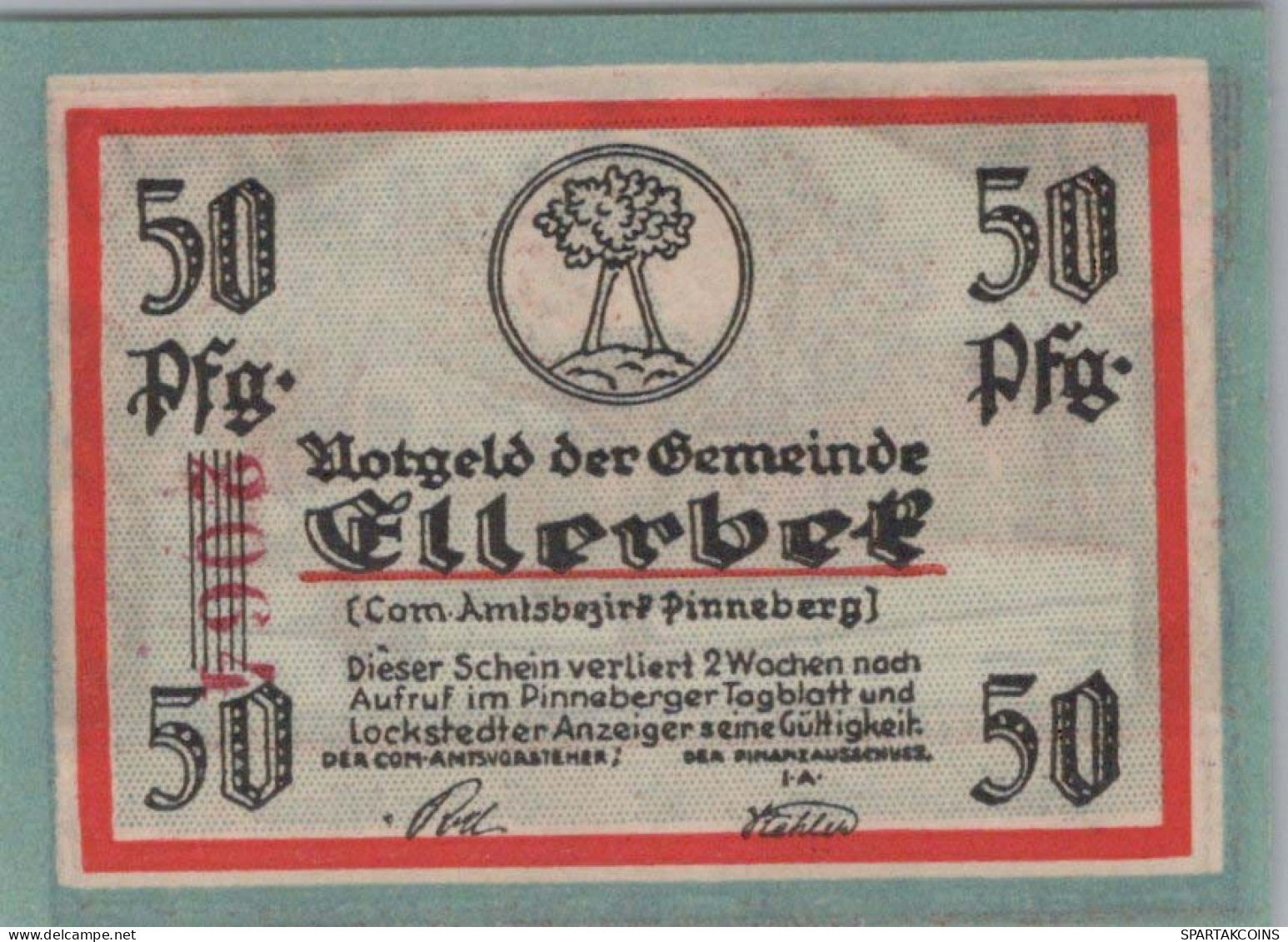 50 PFENNIG 1921 Stadt BREDSTEDT Schleswig-Holstein UNC DEUTSCHLAND #PB174 - [11] Local Banknote Issues
