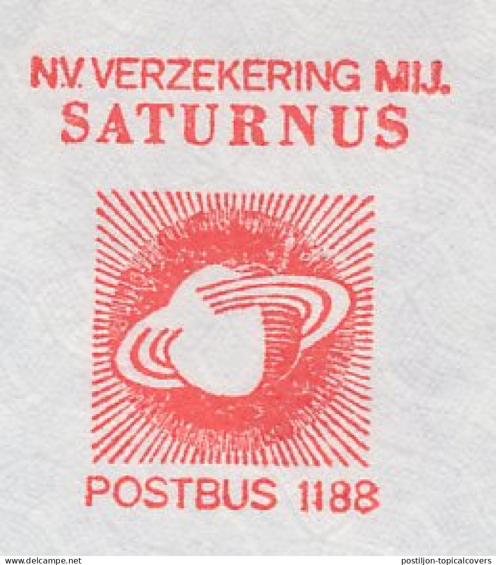 Meter Cover Netherlands 1971 Saturnus - Planet - Astronomy