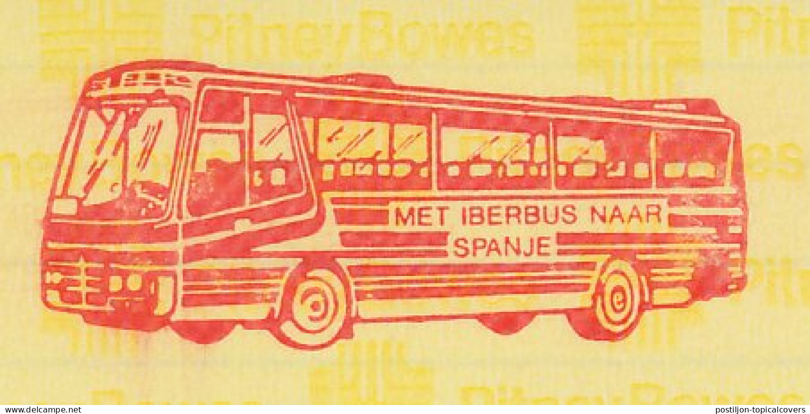 Meter Proof / Test Strip Netherlands 1980 Bus - Coach - Bus