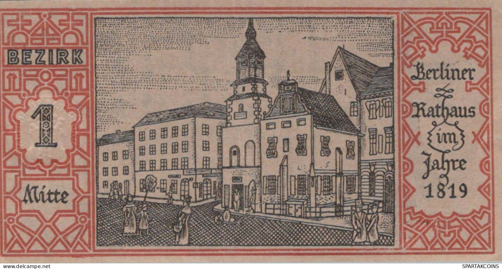 50 PFENNIG 1921 Stadt BERLIN UNC DEUTSCHLAND Notgeld Banknote #PH731 - [11] Local Banknote Issues