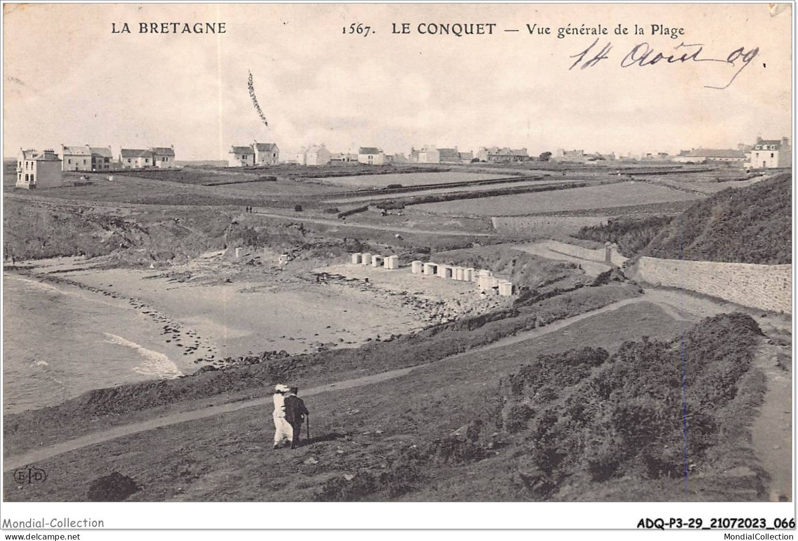 ADQP3-29-0220 - LE CONQUET - Vue Générale De La Plage - Le Conquet