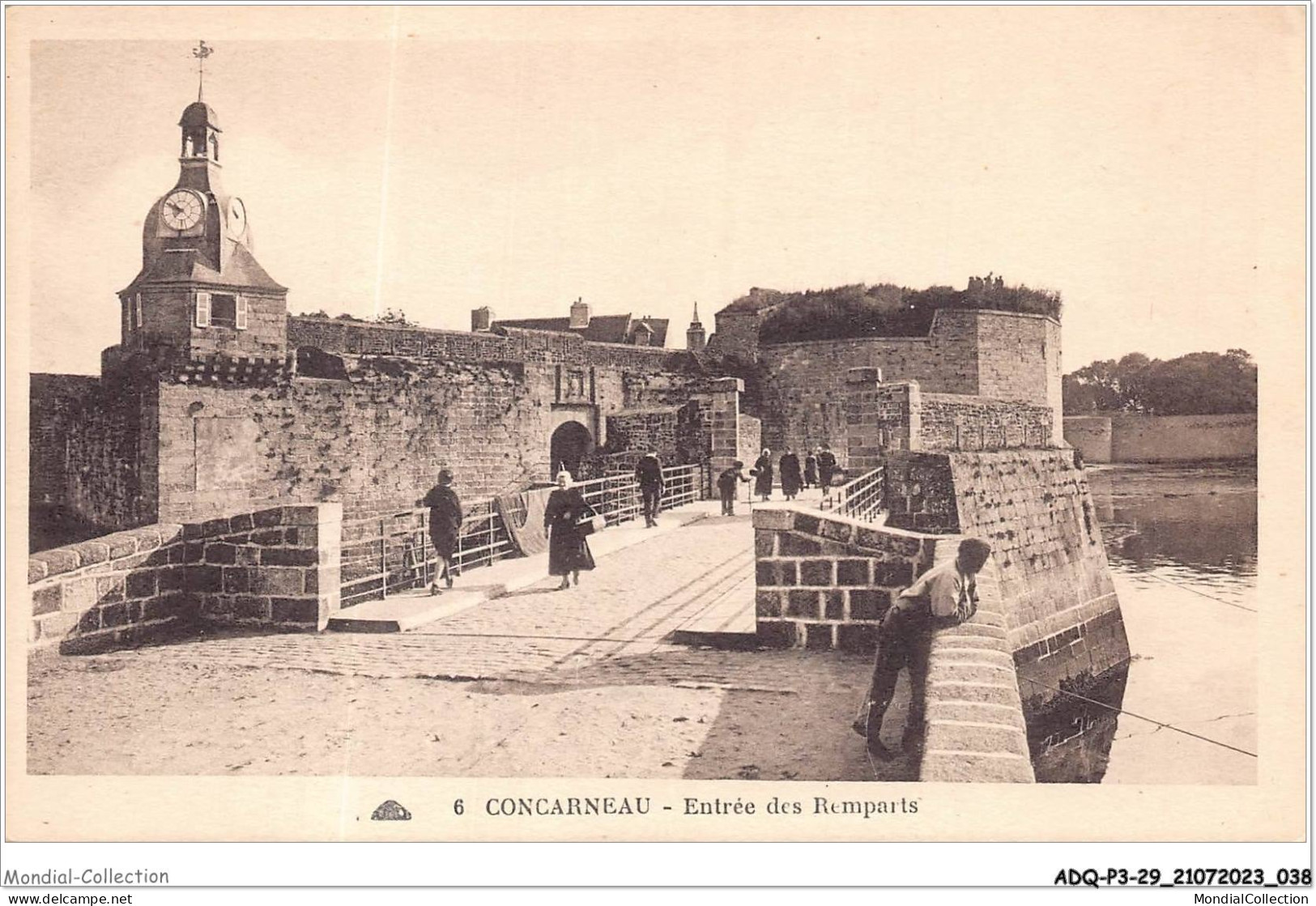 ADQP3-29-0206 - CONCARNEAU - Entrée Des Remparts - Concarneau