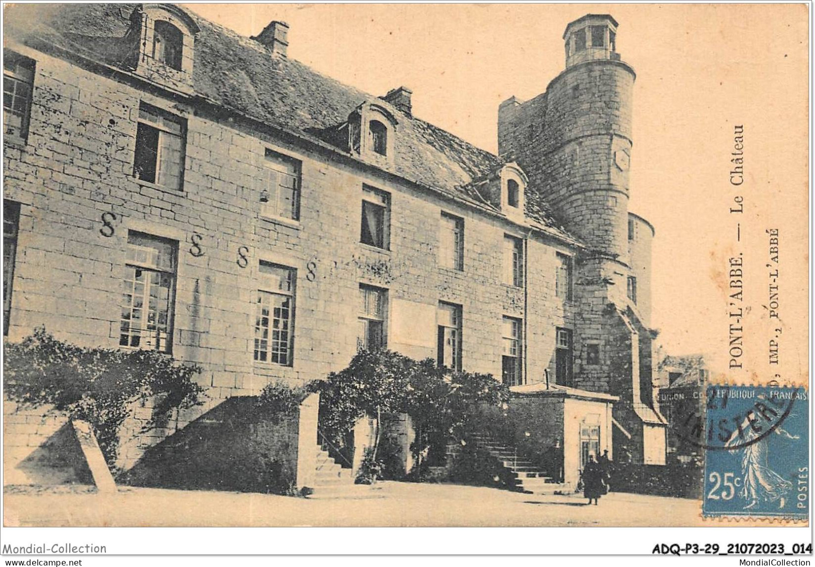 ADQP3-29-0194 - PONT-L'ABBE - Le Château - Pont L'Abbe