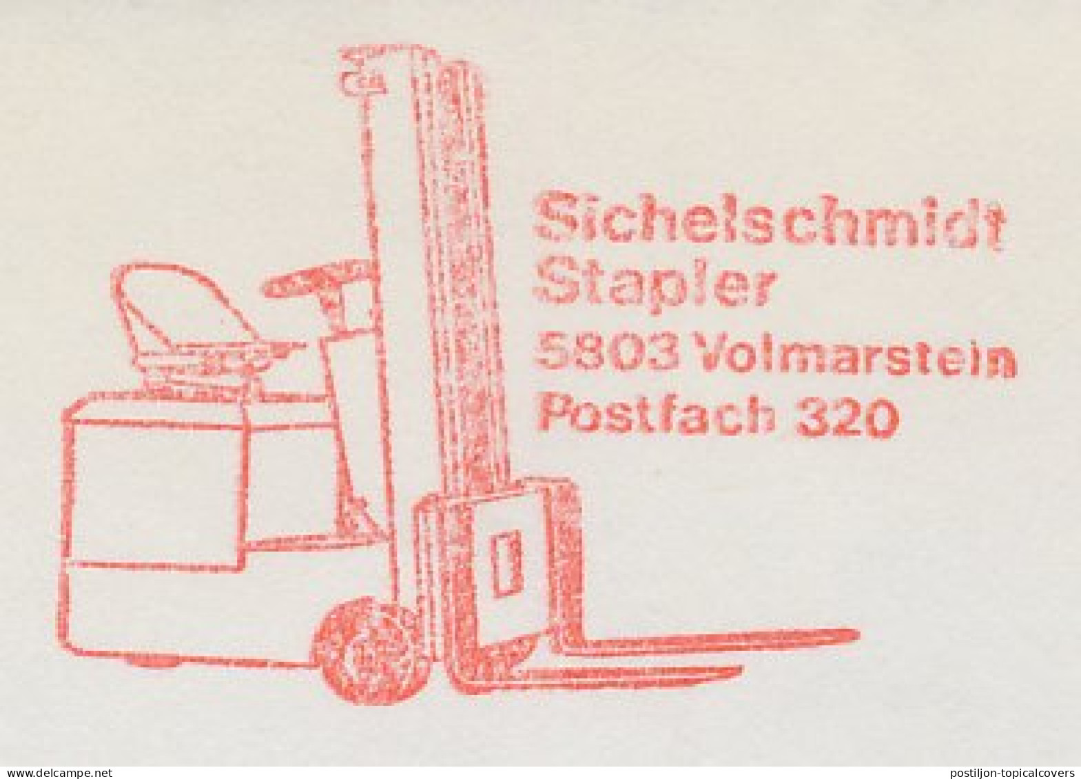 Meter Cut Germany 1973 Forklift - Other & Unclassified