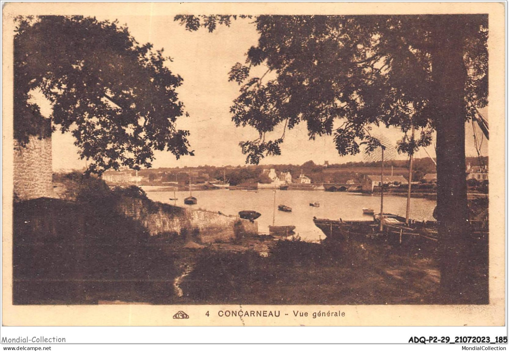 ADQP2-29-0175 - CONCARNEAU - Vue Générale - Concarneau