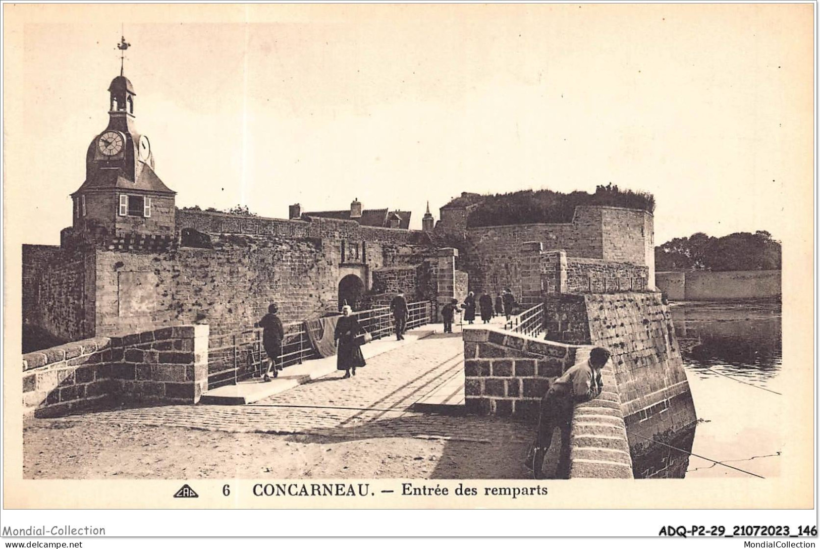 ADQP2-29-0155 - CONCARNEAU - Entrée Des Remparts - Concarneau