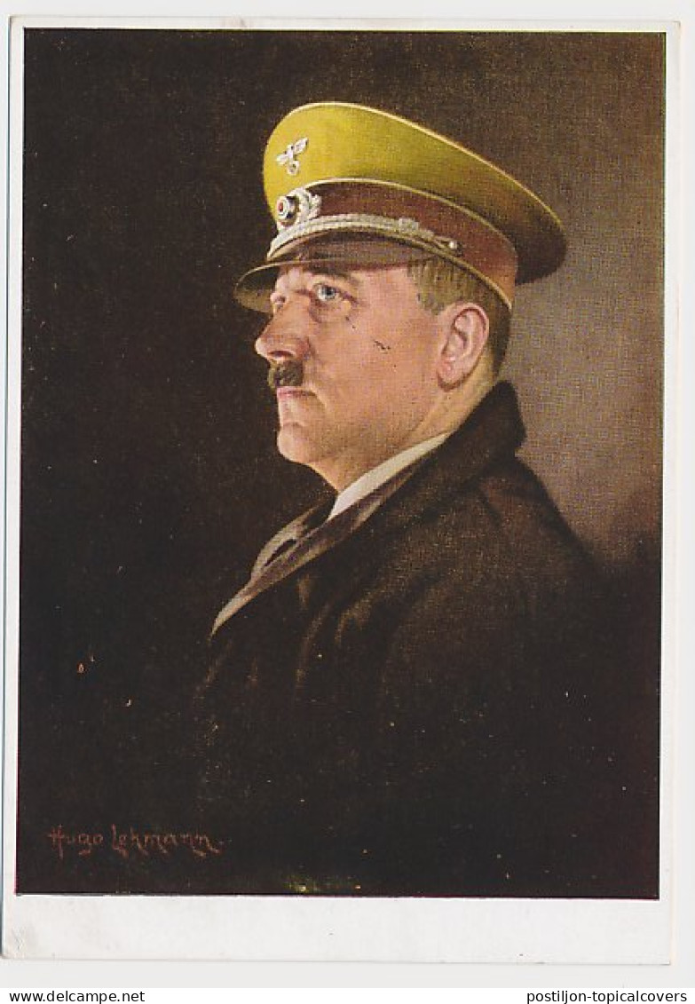 Postcard / Postmark Deutsches Reich / Germany / Austria 1939 Adolf Hitler - Guerre Mondiale (Seconde)