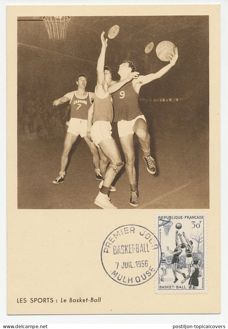 Maximum Card France 1954 Basketball  - Other & Unclassified