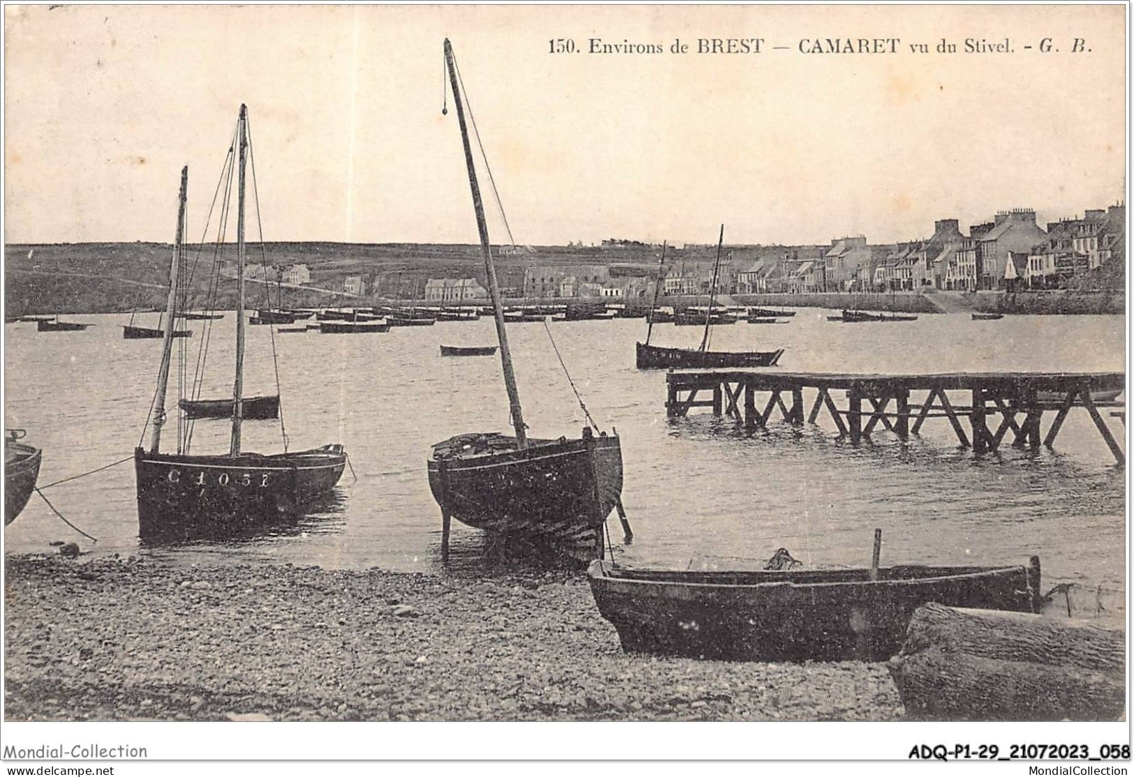 ADQP1-29-0030 - CAMARET -  Environs De Brest - Camaret Vu Du Stivel - Camaret-sur-Mer