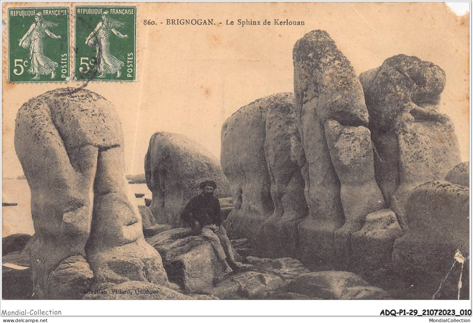 ADQP1-29-0006 - BRIGNOGAN - Le Sphinx De Kerlouan - Brignogan-Plage