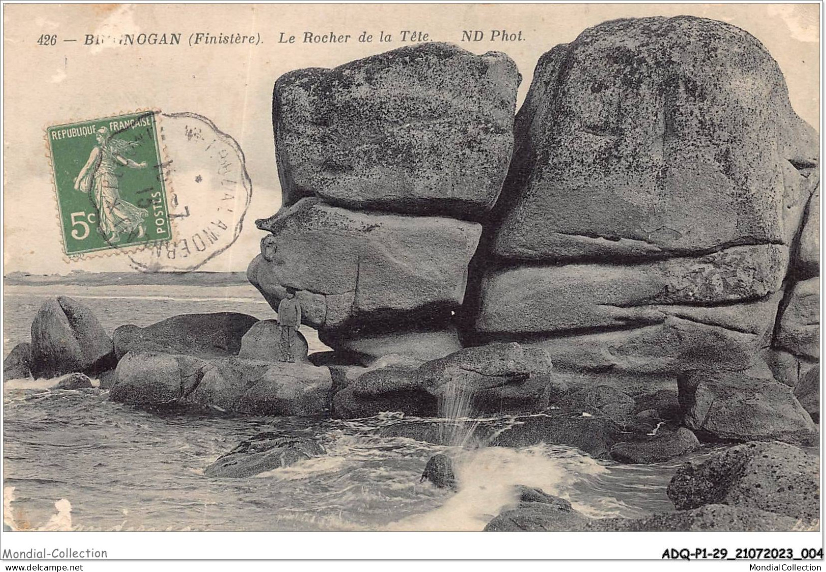 ADQP1-29-0003 - BRIGNOGAN - Le Rocher De La Tête - Brignogan-Plage