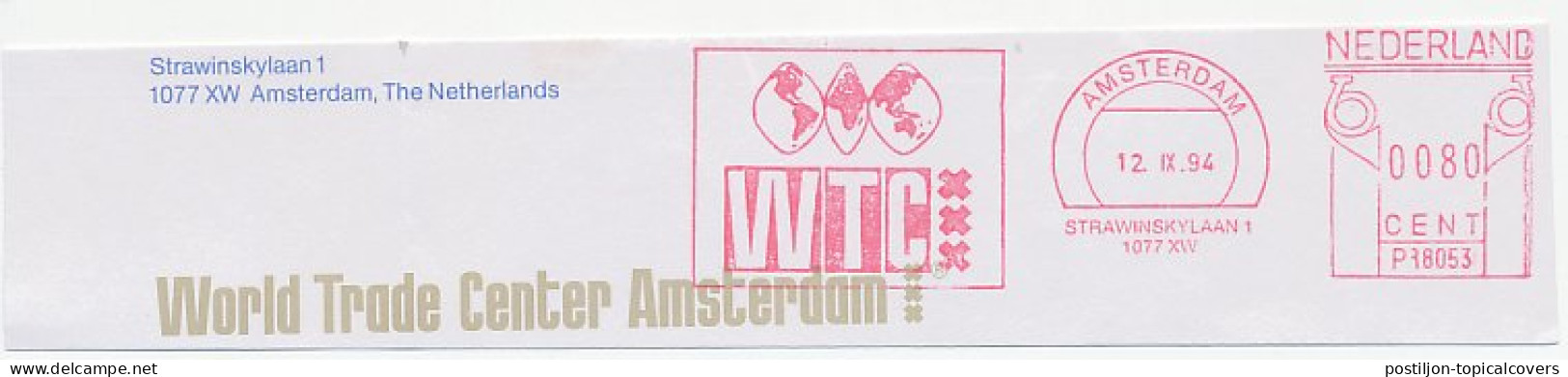 Meter Top Cut Netherlands 1994 WTC - World Trade Center Amsterdam  - Unclassified