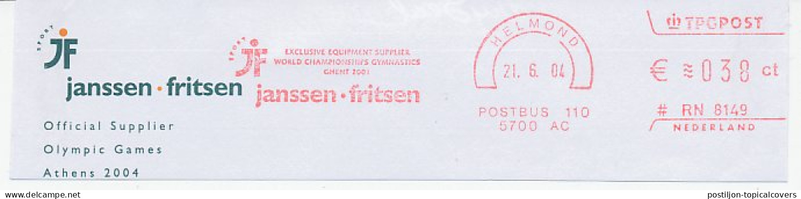 Meter Top Cut Netherlands 2004 World Championships Gymnastics Ghent 2001 - Autres & Non Classés