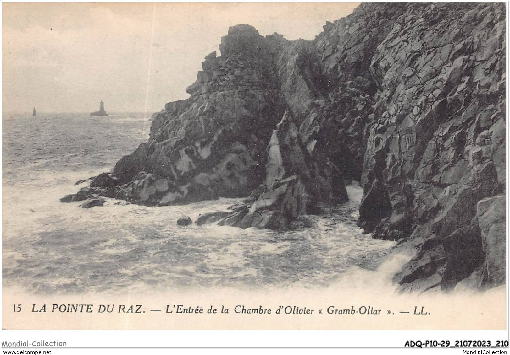 ADQP10-29-0996 - POINTE DU RAZ - L'entrée De La Chambre D'olivier - La Pointe Du Raz