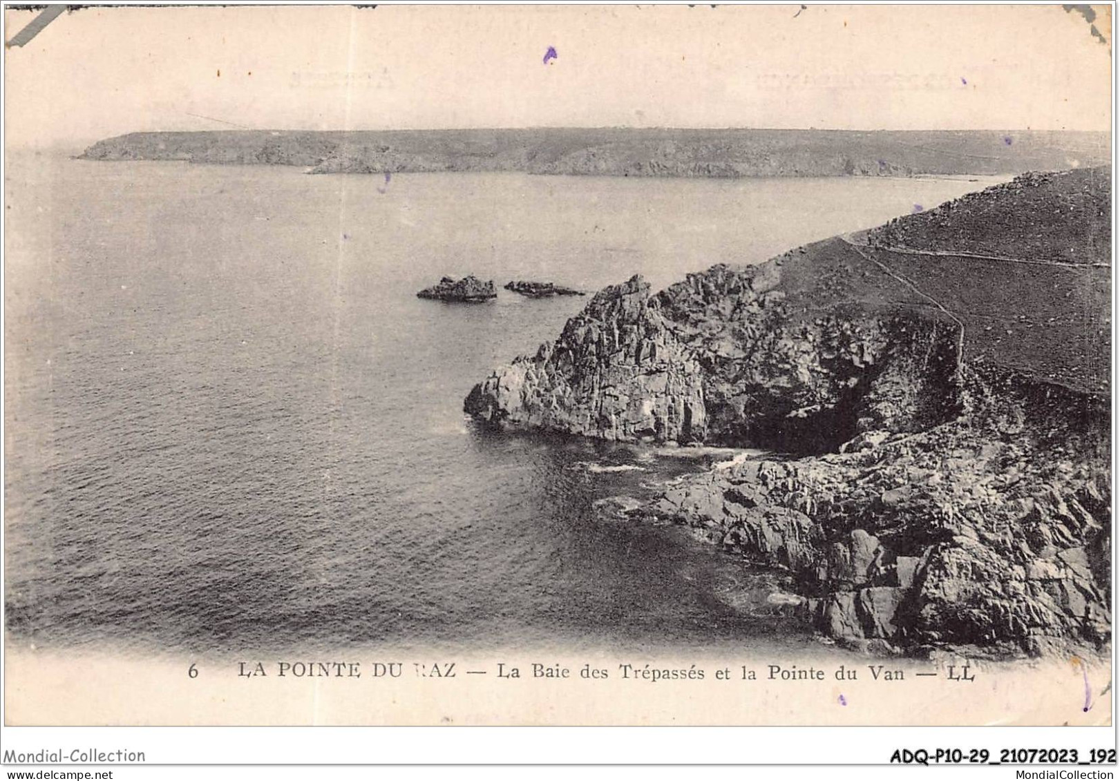 ADQP10-29-0987 - POINTE DU RAZ - La Baie De Trépassés Et La Pointe Du Van - La Pointe Du Raz