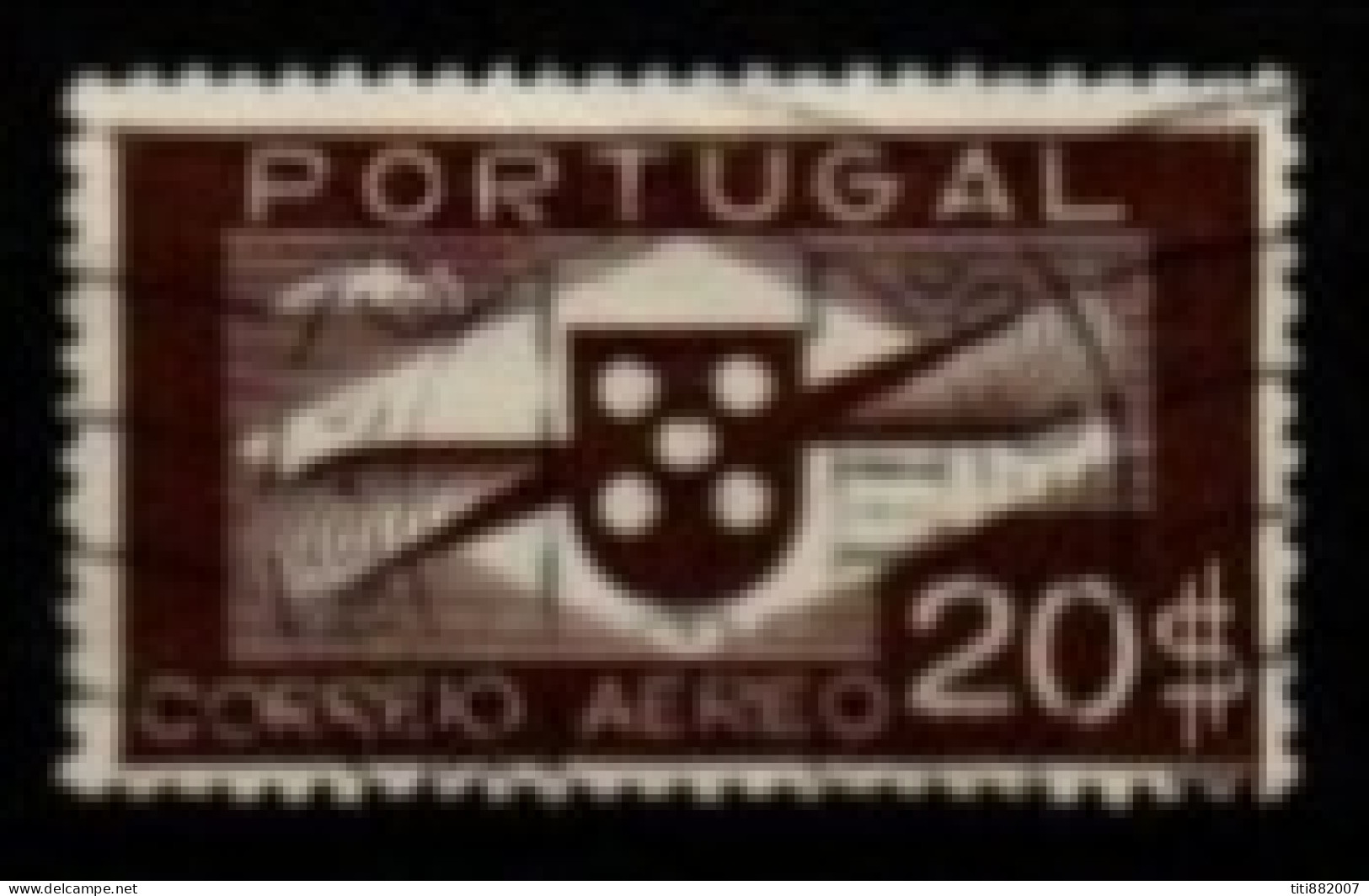PORTUGAL    -   Aéros.   1937  .Y&T N° 9 Oblitéré - Usado