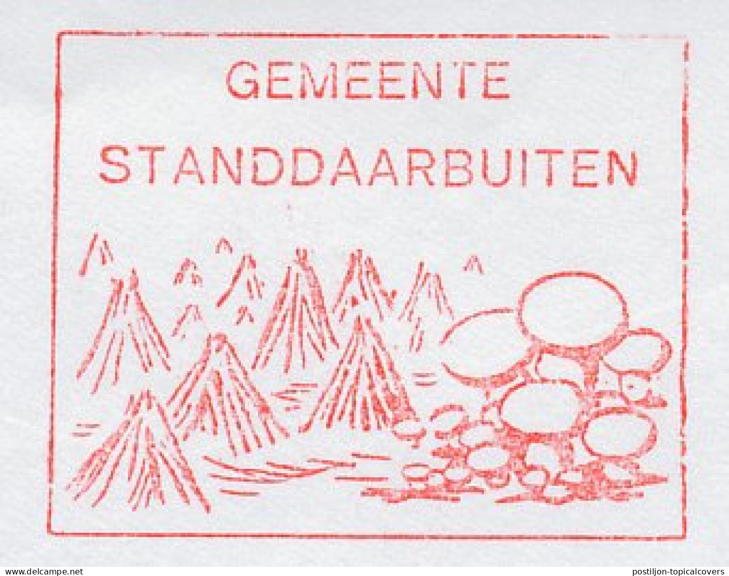 Meter Cut Netherlands 1994 Mushroom - Champignons