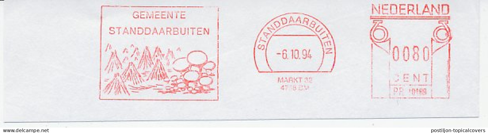 Meter Cut Netherlands 1994 Mushroom - Champignons