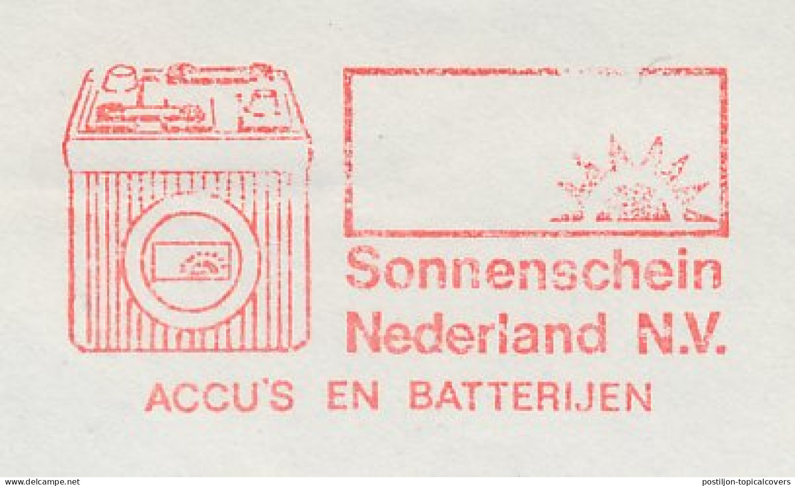 Meter Cover Netherlands 1972 Battery - Arnhem - Other & Unclassified