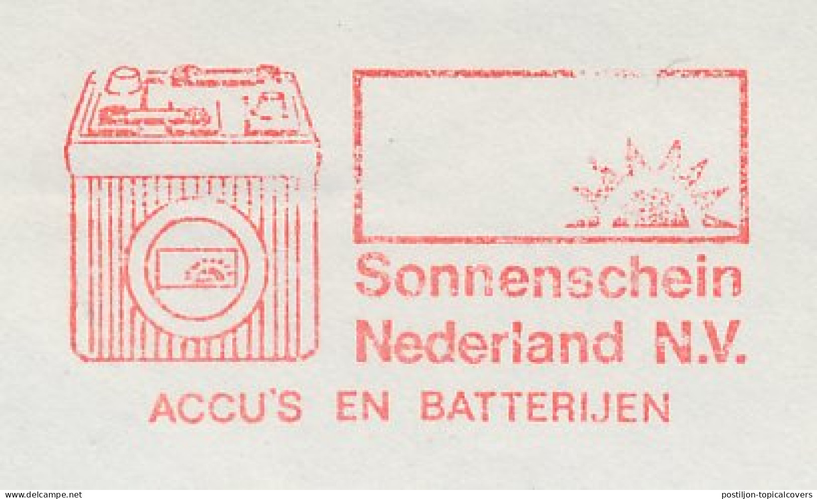 Meter Cover Netherlands 1972 Battery - Arnhem - Sonstige & Ohne Zuordnung