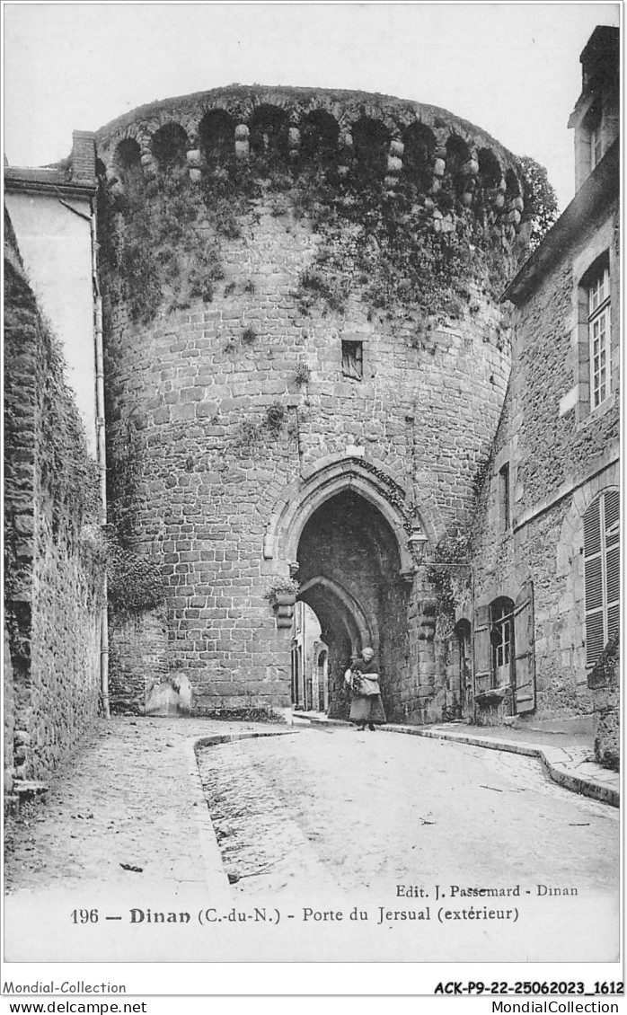 ACKP9-22-0803 - DINAN - Porte Du Jersual - Extérieur  - Dinan