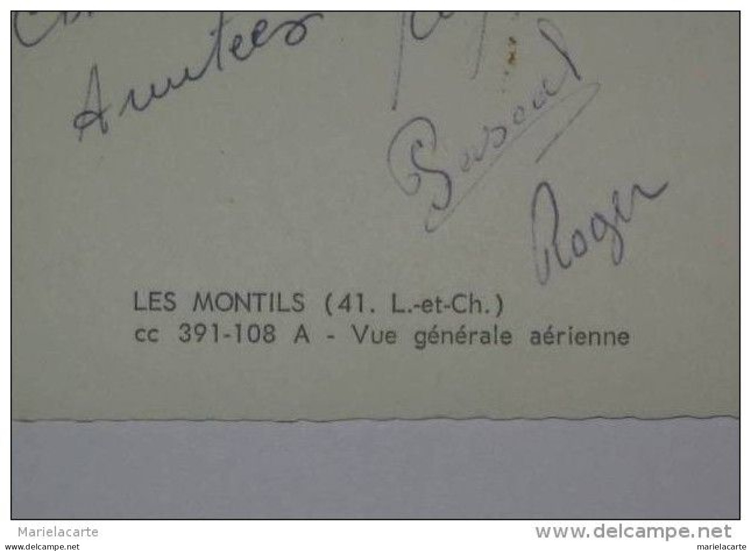 M758 **(vente Directe)      Le Montils Vue Générale Aérienne 1972 - Other & Unclassified