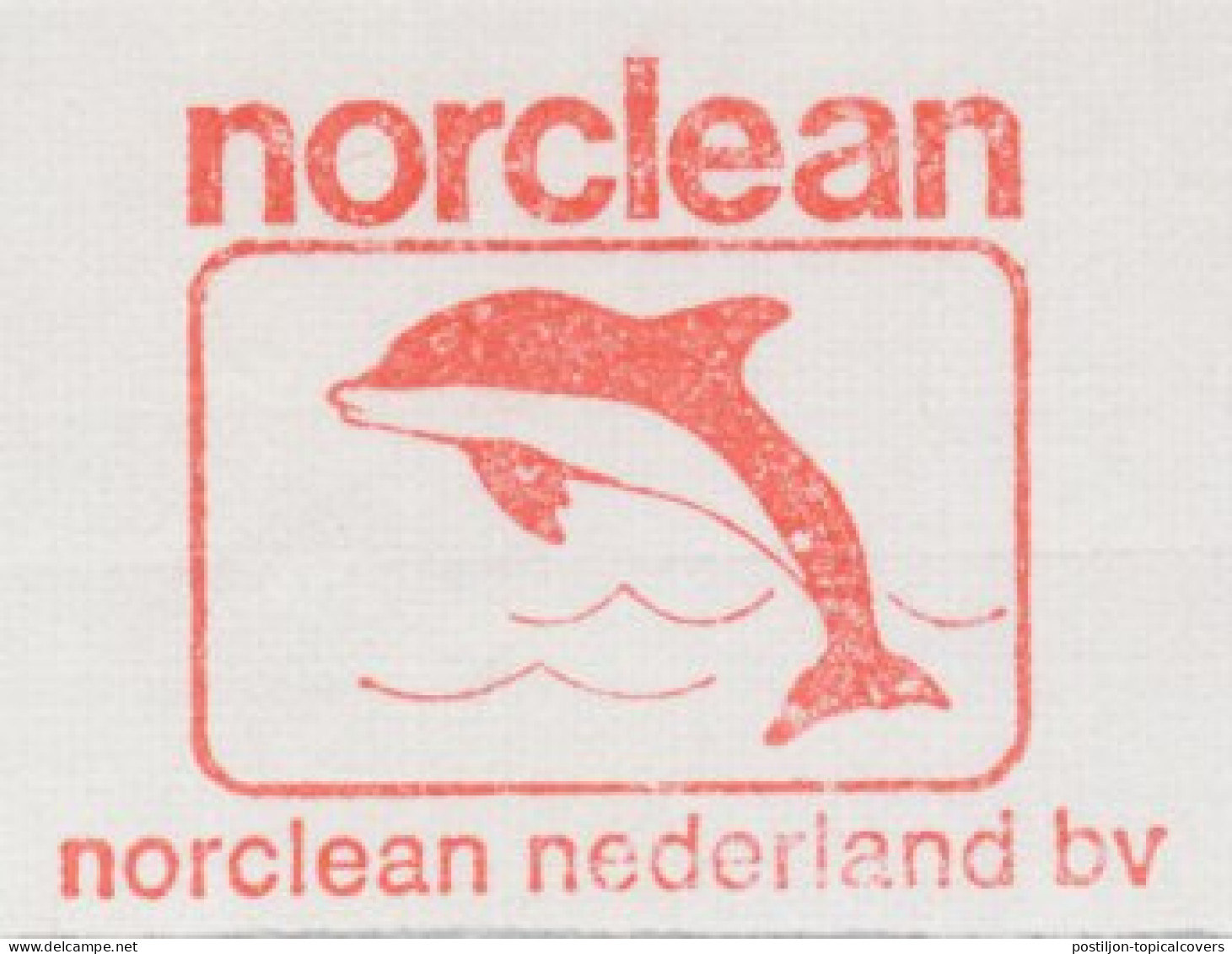 Meter Cut Netherlands 1980 Dolphin - Autres & Non Classés