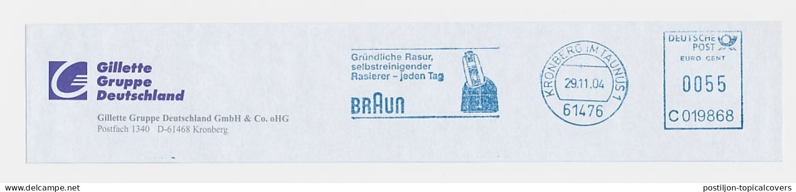 Meter Top Cut Germany 2004 Shaver - Braun - Gillette - Autres & Non Classés