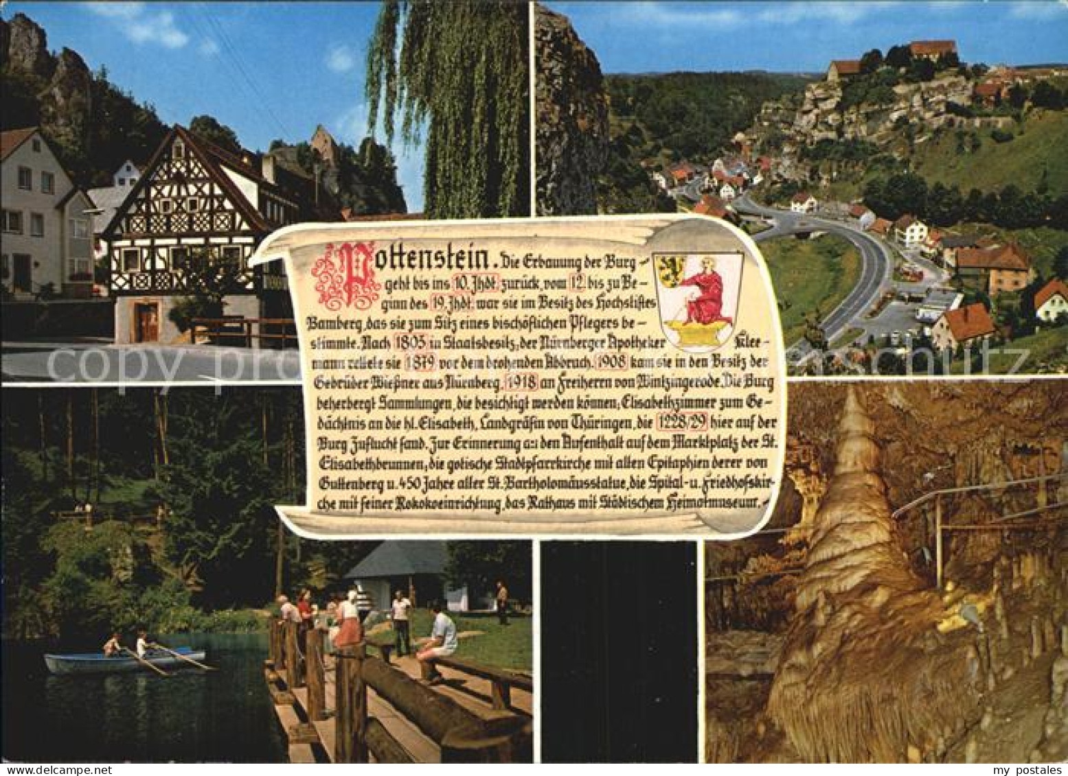 72539318 Pottenstein Oberfranken Teilansicht  Pottenstein - Pottenstein