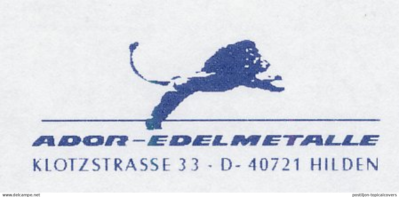 Meter Cut Germany 2006 Lion - Autres & Non Classés