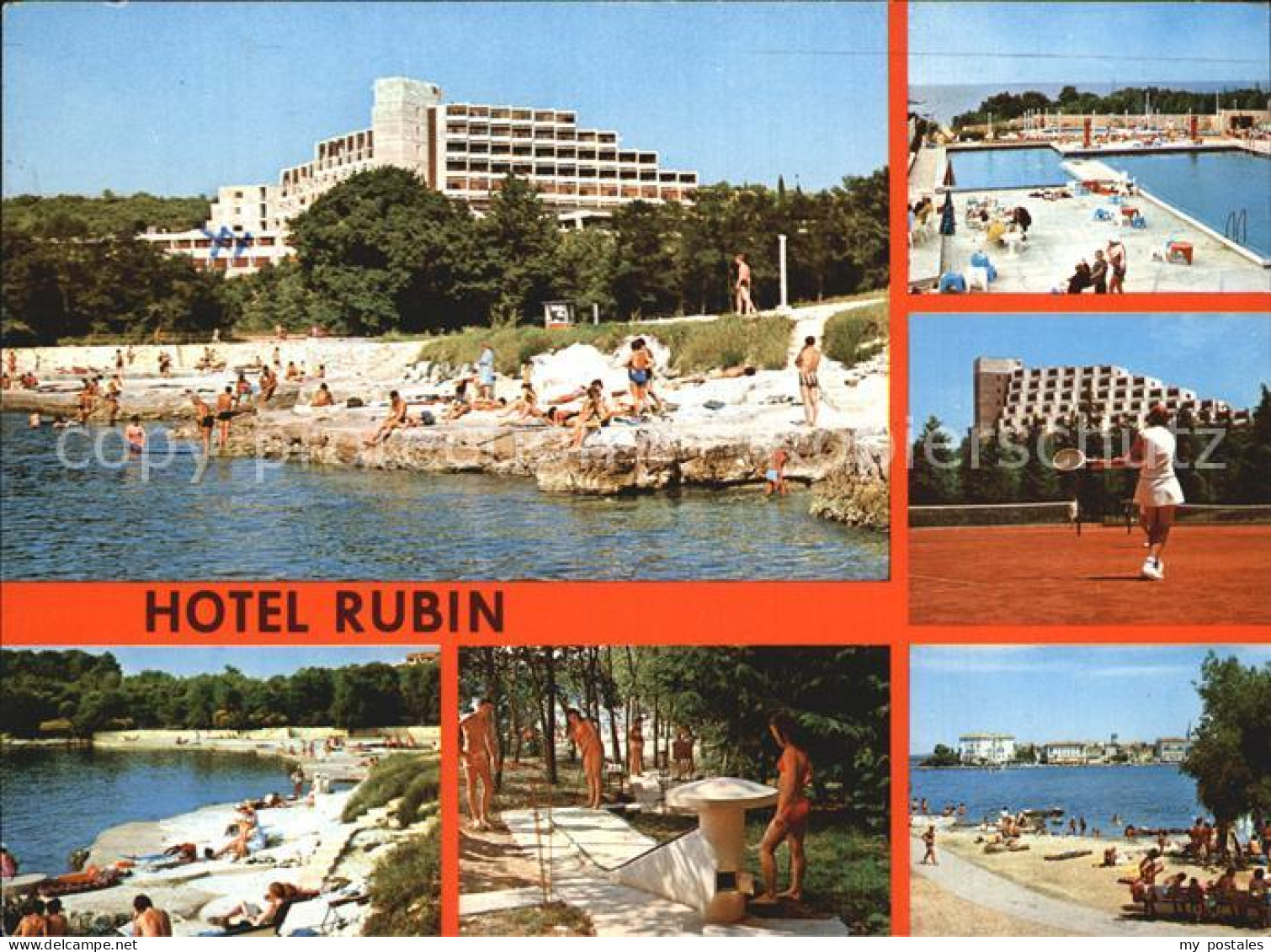 72539309 Porec Hotel Rubin Tennisplatz Schwimmbad Minigolf Croatia - Croatia