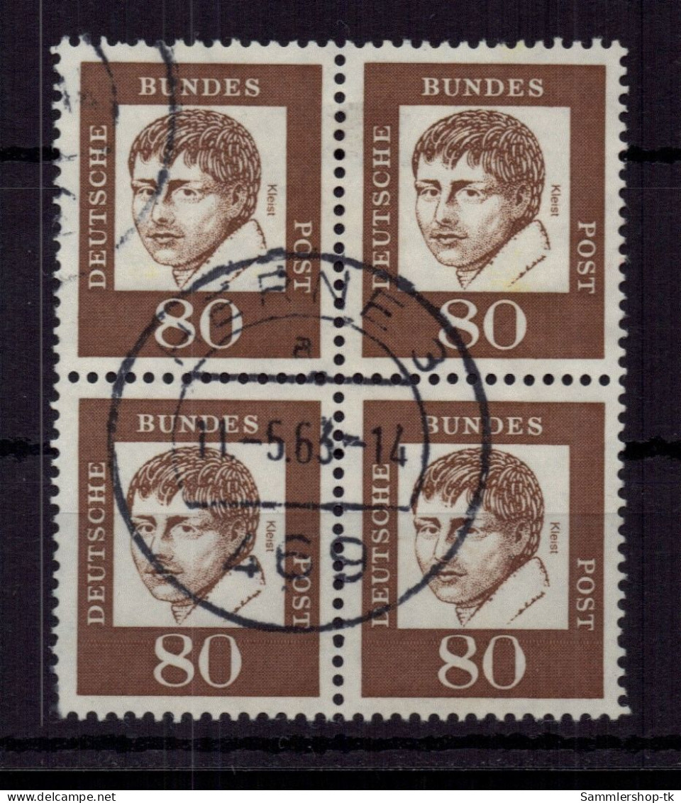 Bund Michel Nummer 359 Y Gestempelt Viererblock - Other & Unclassified