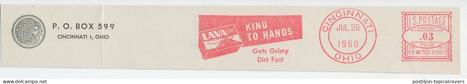 Meter Top Cut USA 1950 Lava Soap - Volcano - Autres & Non Classés