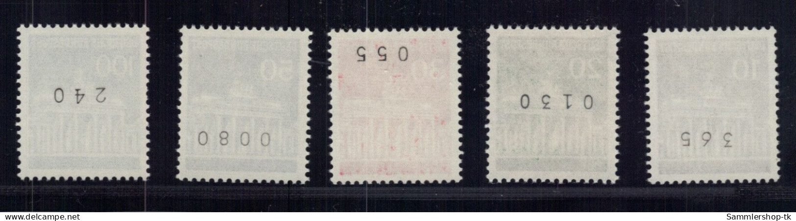 Bund Michel Nummer 506 WR - 510 WR Postfrisch - Other & Unclassified