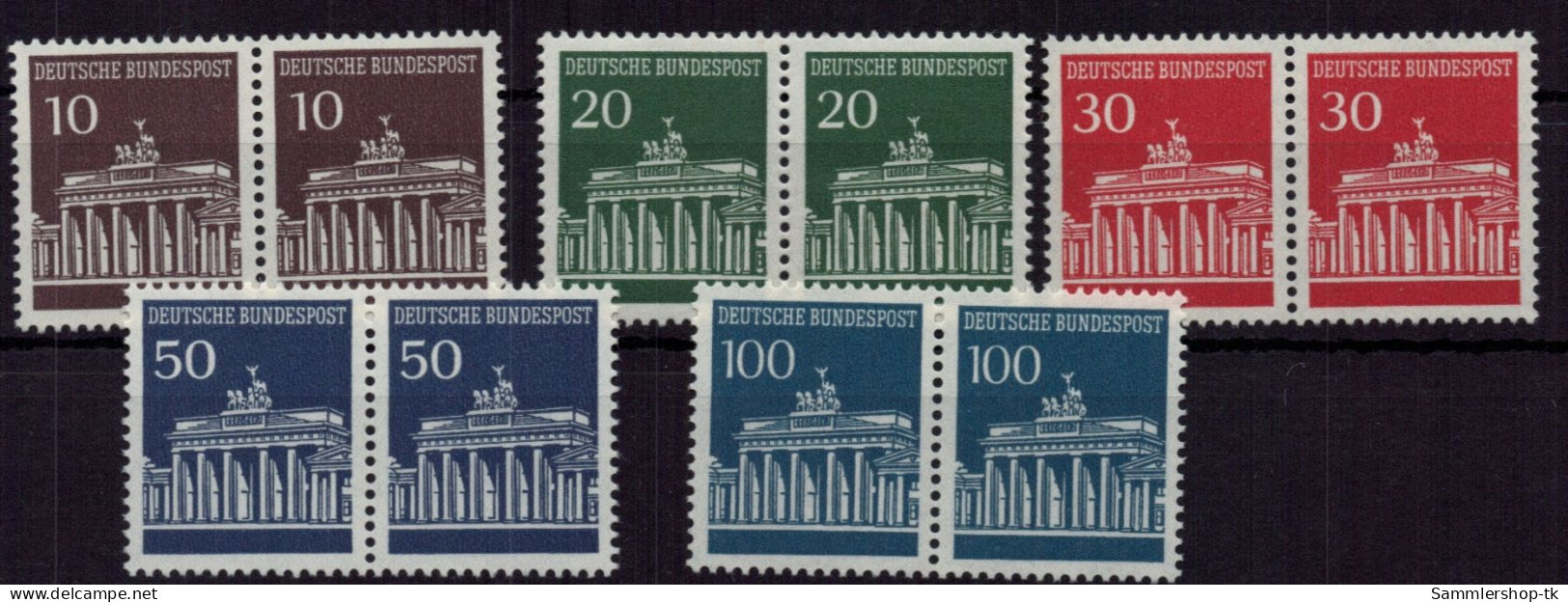 Bund Michel Nummer 506 - 510 Paare Postfrisch - Altri & Non Classificati