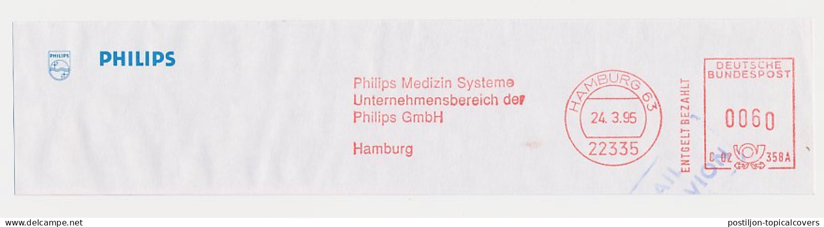 Meter Top Cut Germany 1995 Philips Medicine Systems - Other & Unclassified