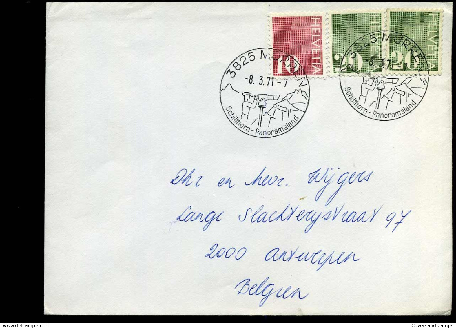 Cover To Antwerp, Belgium - Briefe U. Dokumente