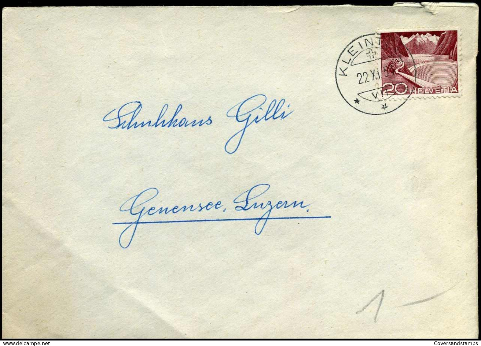 Cover To Luzern - Covers & Documents