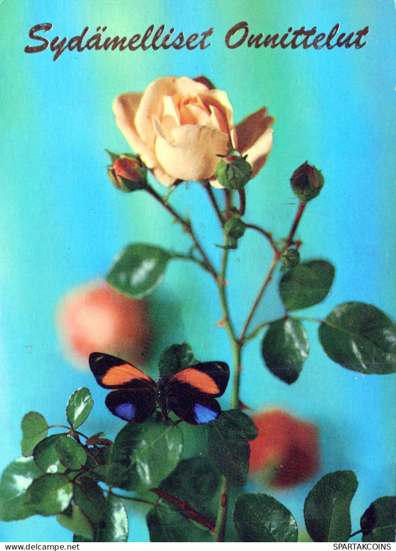 FLOWERS Vintage Ansichtskarte Postkarte CPSM #PAS302.DE - Fleurs