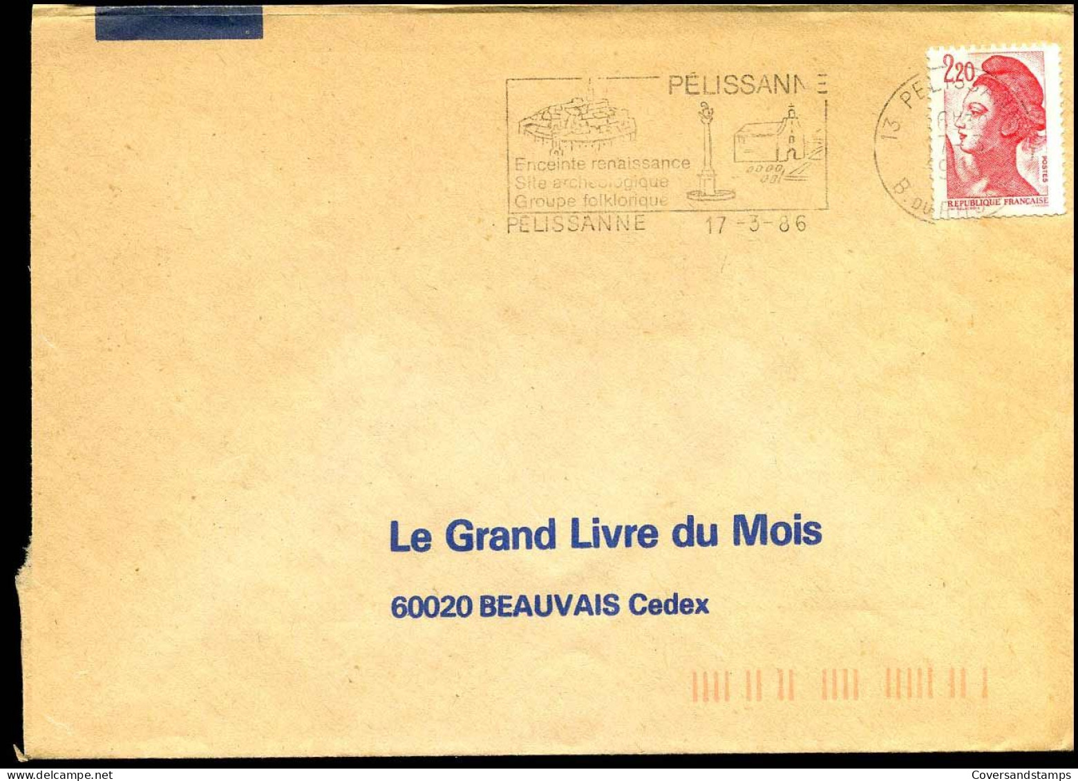 Cover To Beauvais - Lettres & Documents